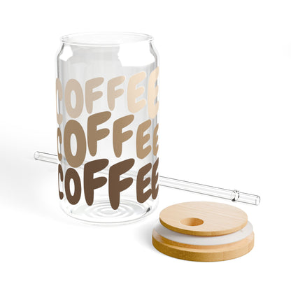 Coffee Sipper Glass, 16oz